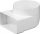 Awenta KP204-23/125 lapos csatorna 60X204/NA125 mm függőleges átalakító idom