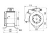 Maico ERM 25 Ex e Félradiális csőventilátor, DN 250, váltóáram, robbanásbiztos  Termékszám: 0080.0249