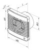 Vents 100 MTPL mozgásérzékelős ventilátor