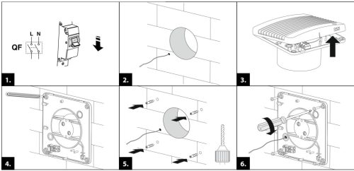 Vents 100 MTPL mozgásérzékelős ventilátor