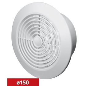   Awenta T66 műanyag mennyezeti körrács, fehér színben NA150