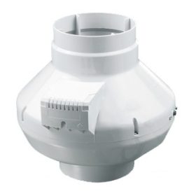   VENTS VK 125 Cső közé építhető, műanyag házas, radiál lapátozású csőventilátor. Na 125. 