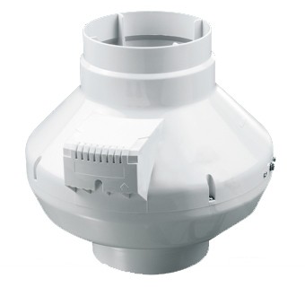 VENTS VK 125 Cső közé építhető, műanyag házas, radiál lapátozású csőventilátor. Na 125. 
