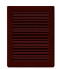 Awenta TRU22BR négyszögletes fali rács 200X250, rovarhálóval, barna
