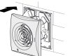 VENTS 100 Quiet TH páraérzékelős fürdőszoba-ventilátor