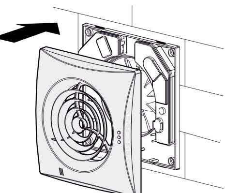 VENTS 100 Quiet TH páraérzékelős fürdőszoba-ventilátor