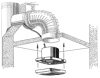 BLAUBERG AERO 100 – Leiser, langlebiger und vielseitiger Badezimmerlüfter mit UV-beständigem ABS-Gehäuse