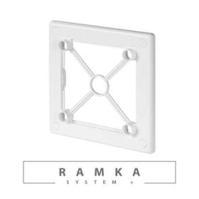 Awenta RW125 előlap fali rögzítő keret, fehér