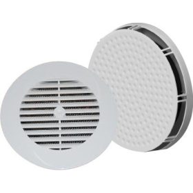   Air-tronic AT-G60-SZ-TE Fali légbeeresztő 125-ös külső ráccsal
