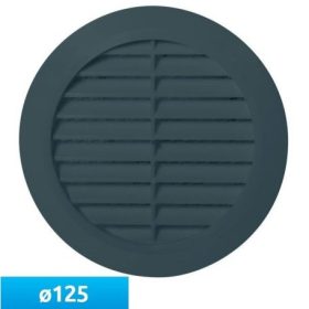   Awenta T32GR kerek fali rács, rovarhálóval, grafit színben NA125