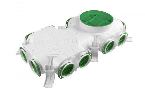 PRO VCB160/200-12 antibakteriális PVC szintekközti osztódoboz 75-mm rendszerekhez