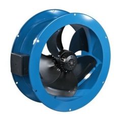   VENTS VKF 4D 300 Alacsony nyomású axiál ventilátor, fém házas kivitelben, cső közé építhető kialakítással. Na 300. 400 V kivitel.