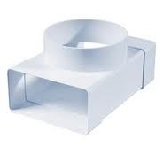 Lapos csatorna 55X110mm/NA100 átalakító  T idom (531)