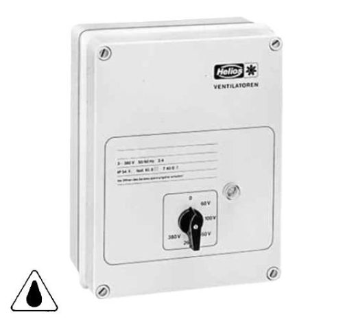 Helios MWS 10 Trafós, 5 fokozatú fordulatszámszabályozó