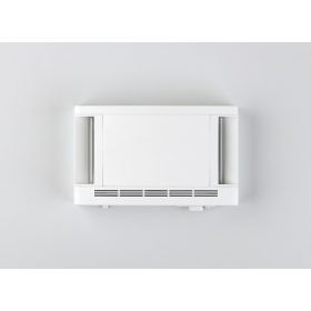   Aereco EFT 125 Önszabályozó, növelt léghozamú falátvezetéses légbevezető 89 m3/h (10 Pa), 178 m3/h (40 Pa), Ø125 mm ,fehér, szettben külső oldali esővédővel együtt