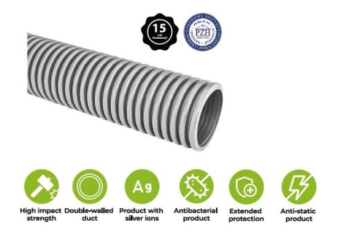 PRODMAX VENT-FLEX PREMIUM PLUS légcsatorna 75 hővisszanyerő rendszerekhez. 50 méteres tekercs