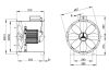 Maico EZR 45/4 B Axiál csőventilátor, DN 450, váltóáram  Termékszám: 0086.0011