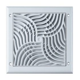   Awenta TX7 négyszögletes fali rács 150X150, rovarhálóval, fehér színben NA125
