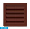 Awenta TRU10BR négyszögletes fali rács 300X300 rovarhálóval, barna