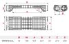 Awenta PRO VMK75-2-L antibakteriális műanyag hosszú áthidaló, bypass elem 75-mm