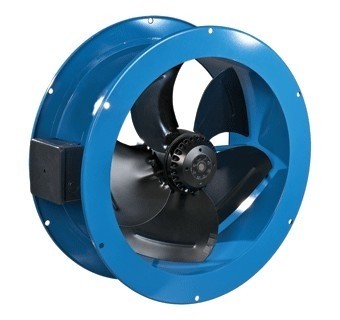 VENTS VKF 4E 350 Alacsony nyomású axiál ventilátor, fém házas kivitelben, cső közé építhető kialakítással. Na 350. 230 V kivitel.