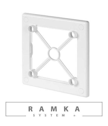 Awenta  RW100 előlap fali rögzítő keret, fehér