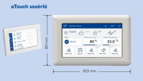 ATREA DUPLEX 500 Easy2.AM hővisszanyerős szellőztető 500 m3/h