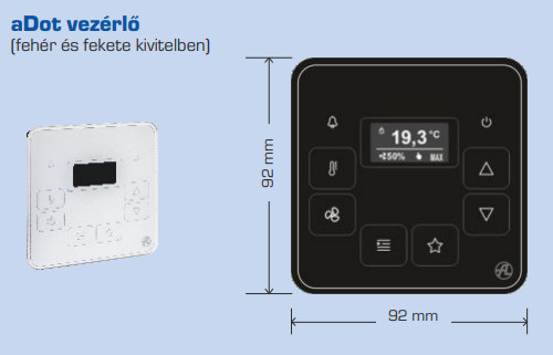 ATREA DUPLEX 500 Easy2.AM hővisszanyerős szellőztető 500 m3/h