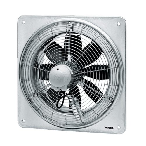Maico DZQ Axiális fali ventilátor négyszögletes fali lemezzel