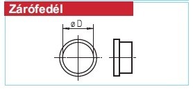 FRS flexibilis csőrendszer-NÁ63, Végelzáró 10 db FRS-VD 63