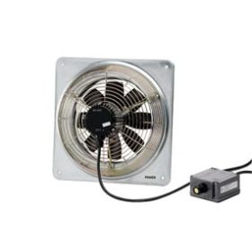   Maico DZQ Ex e robbanásbiztos axiáis ventilátor négyszögletes fali lemezzel