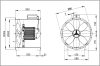 Maico DZR 25/84 B Axiális csőventilátor DN 250, háromfázisú váltóáram, pólusváltó kapcsoló  Termékszám: 0086.0040