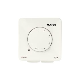   Maico STX 1,5 Fordulatszám szabályzó falon kívüli vagy -belüli beszereléshez, max. terhelés 1,5 A  Termékszám: 0157.1561