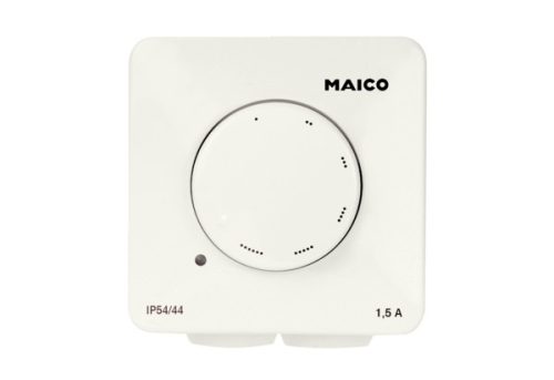 Maico STX 1,5 Fordulatszám szabályzó falon kívüli vagy -belüli beszereléshez, max. terhelés 1,5 A  Termékszám: 0157.1561