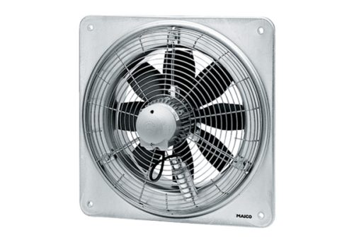 Maico DZQ 30/4 B Axiál fali ventilátor négyszögletes fali lemezzel, DN 300, háromfázisú váltóáram  Termékszám: 0083.0120