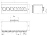 Lindab MHU-125-63-3-0 hátsó csonkos elosztó doboz