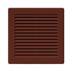   Awenta TRU30BR négyszögletes fali rács 100X100, rovarhálóval, barna
