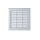 Awenta TK12 négyszögletes fali rács 150X150, szabályzó zsaluval, rovarhálóval, fehér