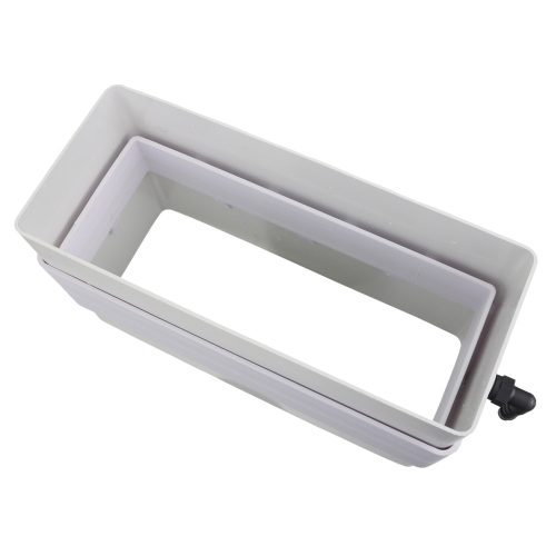 Dalap KA 220x90 mm műanyag kondenzvíztartály szögletes csővezetékekből történő a kicsapódott pára elvezető