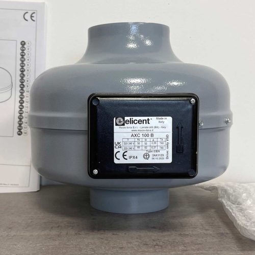 ELICENT AXC Fémházas radiális csőventilátor