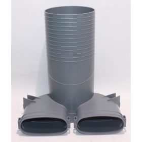   FRS flexibilis csőrendszer, Mennyezeti csatlakozó-ovál  FRS-DWK 2-51/125