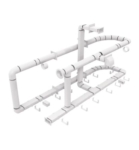 Awenta KO100-10 PVC merev cső NA100, 1 m