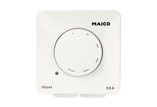 Maico STX 2,5 Fordulatszám szabályzó falon kívüli vagy -belüli beszereléshez, max. terhelés 2,5 A  Termékszám: 0157.1562