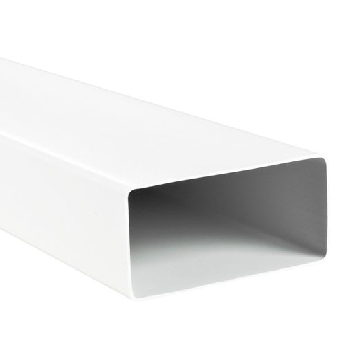 PVC szögletes csővezeték légcsatornákba, merev 220x90 mm, hossz 500 mm