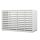 Dalap PVC szögletes szellőzőrács a légcsatorna lezárására 220x133 mm