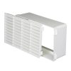 Dalap PVC szögletes szellőzőrács a légcsatorna lezárására 220x133 mm