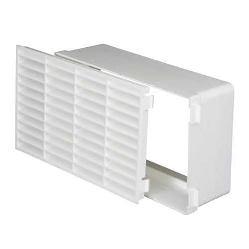 Dalap PVC szögletes szellőzőrács a légcsatorna lezárására 220x133 mm