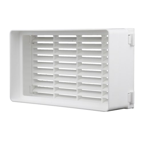 Dalap PVC szögletes szellőzőrács a légcsatorna lezárására 220x133 mm