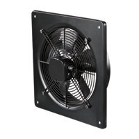 VENTS OV 4E 400 Kis ellenállású rendszerekhez ajánlott, nagy légszállítású fali axiál ventilátor. Fém ventilátorház és járókerék. Na 400.