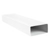 PVC szögletes csővezeték légcsatornákba, merev 220x90 mm, hossz 1000 mm